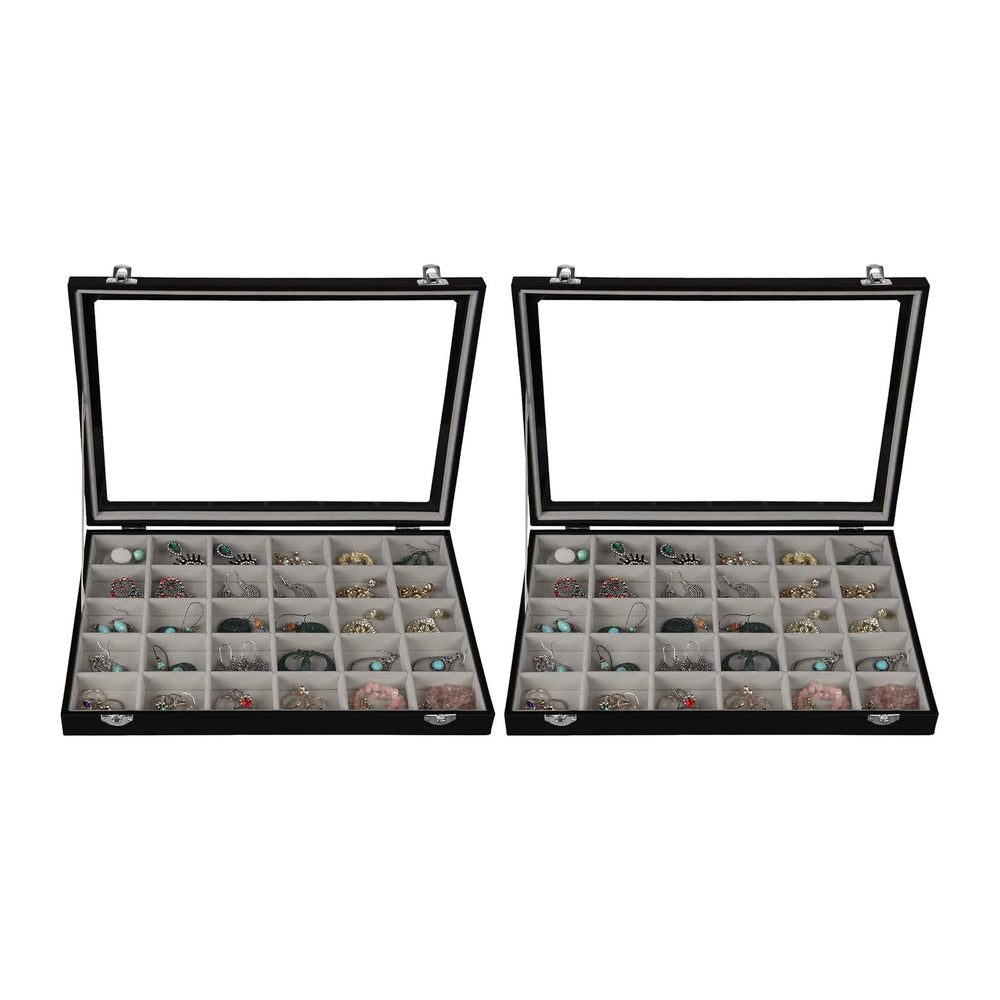 Stratalife Jewelry Organizer Earring Holder Jewelry Tray Earring Storage Orga...