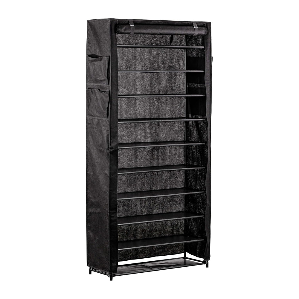 Sundaze Shoe Rack with Cover - 10 Tier Shoe Rack for Front Door Entrance