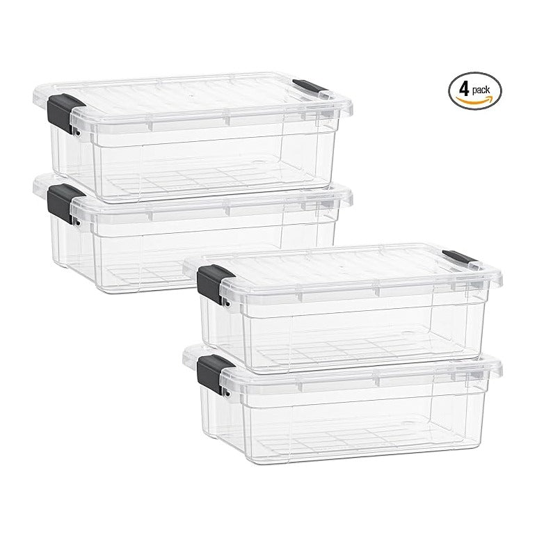 Superio Clear Storage Boxes