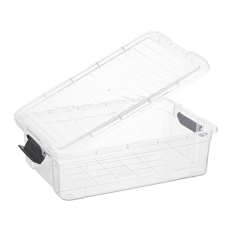 Superio Storage Bins with Lids, Stackable Totes, BPA Free, Odor Free, Organizer