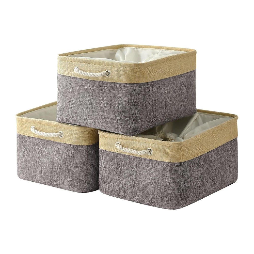 TheWarmHome Storage Baskets for Organizing, Extra Large-3Pack, 17.7L×13.8W×9.8H
