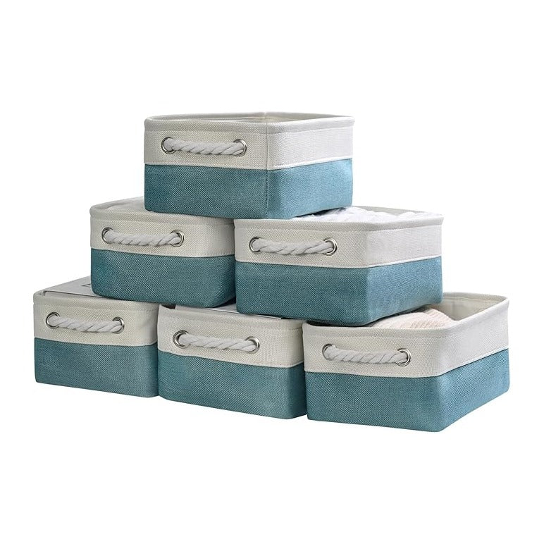 TheWarmHome Storage Bins for Shelves