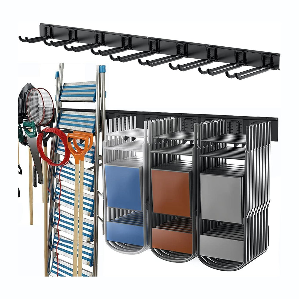 TORACK Tool Storage Rack Heavy Duty Garage Wall Mount Garden Tool Organizer