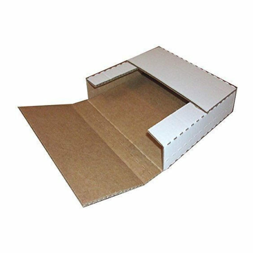 ValueMailers Vinyl LP Shipping Boxes, 50 Record Album Mailers, White