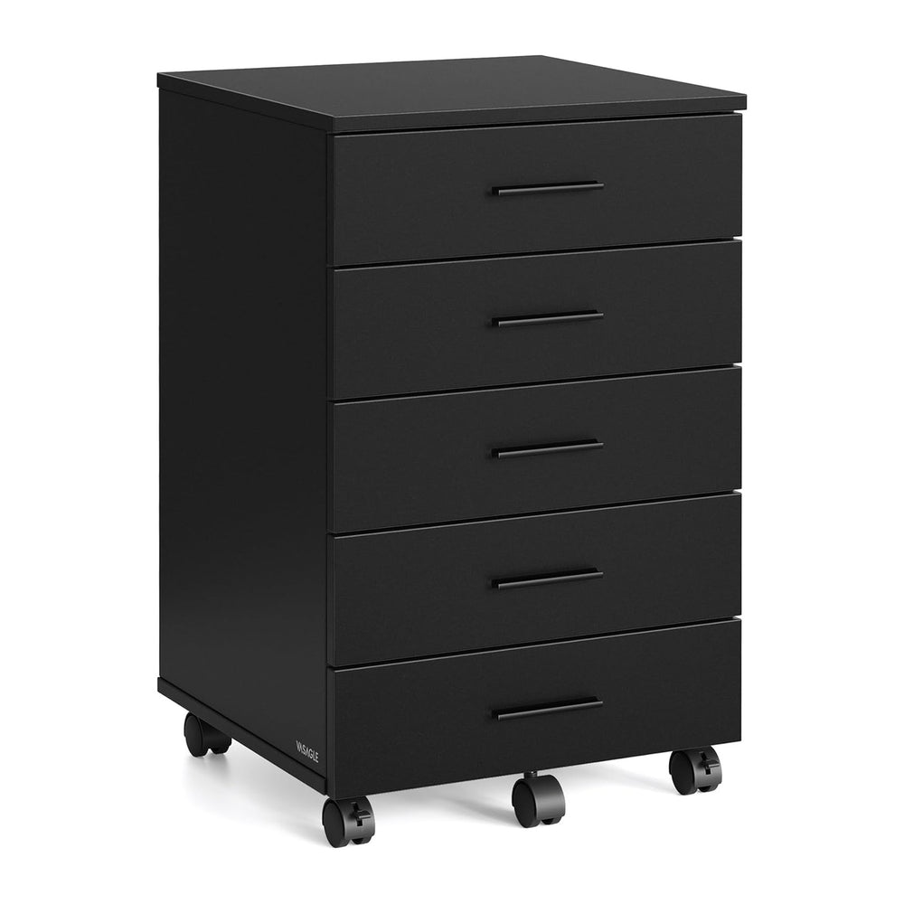 VASAGLE File Cabinet, Mobile Pedestal Filing Cabinet with Wheels