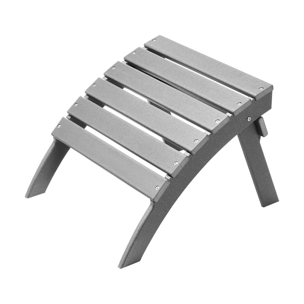 VEVOR Adirondack Ottoman, 21.5L x 18.9W x 14.8H Inch HDPE Plastic Folding Adi...