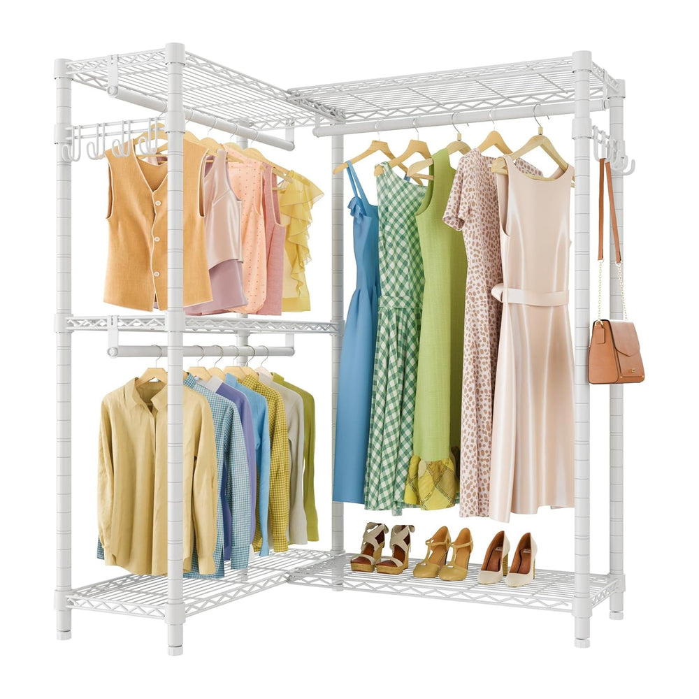 VIPEK L4 Garment Rack L Shaped Clothes Rack