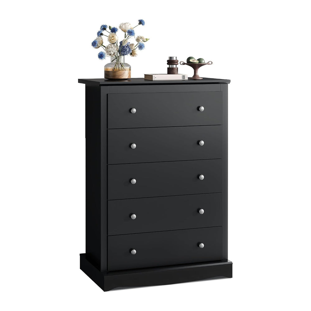 WLIVE 5 Drawer Dresser, 45" Tall Dresser for Bedroom with Exclusive Anti...