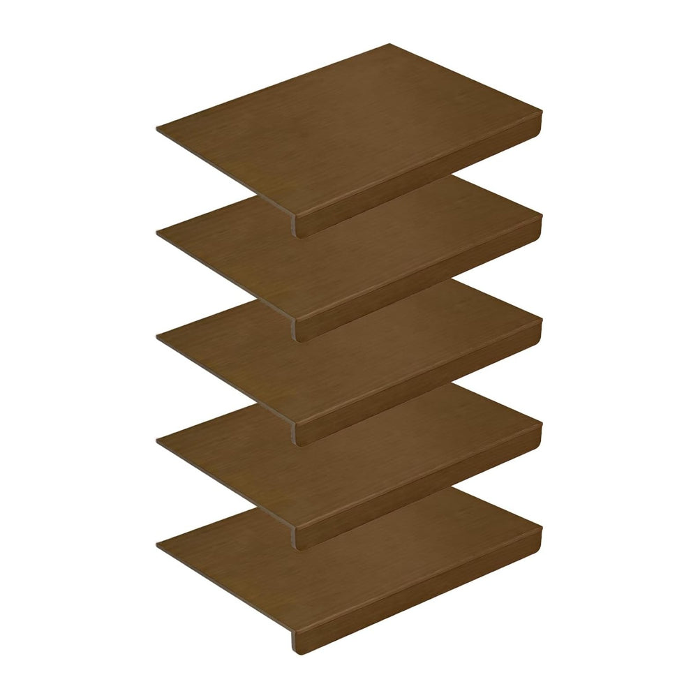 Wood 16x36 in 5-Pack pantry shelf cover wood used for heavy duty storage up t...