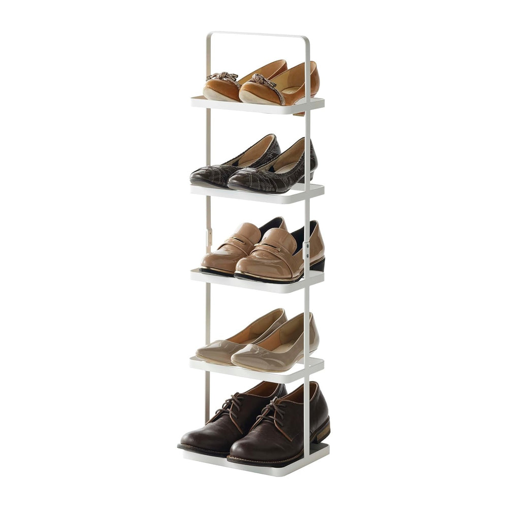 YAMAZAKI Home Tower Compact Modern Metal Shoe Rack - Tall, 31" - Steel -...